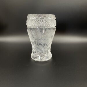 Vintage crystal decorative vase