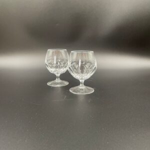 Vintage crystal cognac glass
