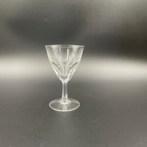Vintage crystal liqueur glass