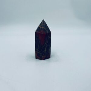 Obelisk, mineral tower, Vintage paper button