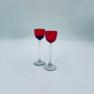 Vintage crystal liqueur glass