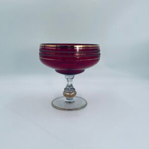 Patera, bombonierka kryształowa Vintage