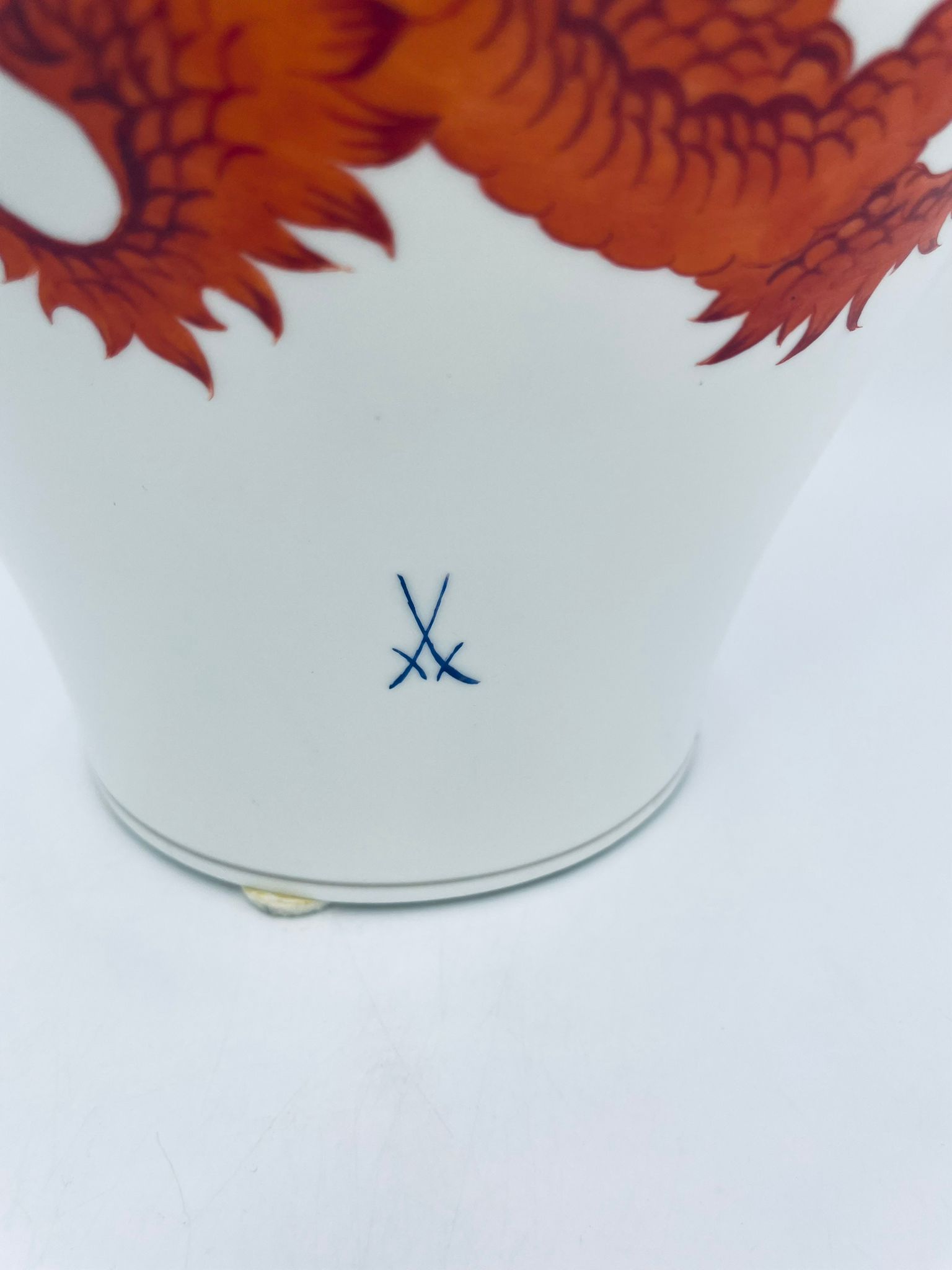 Antyczna waza, amfora porcelanowa Meissen Miśnia - obrazek 12