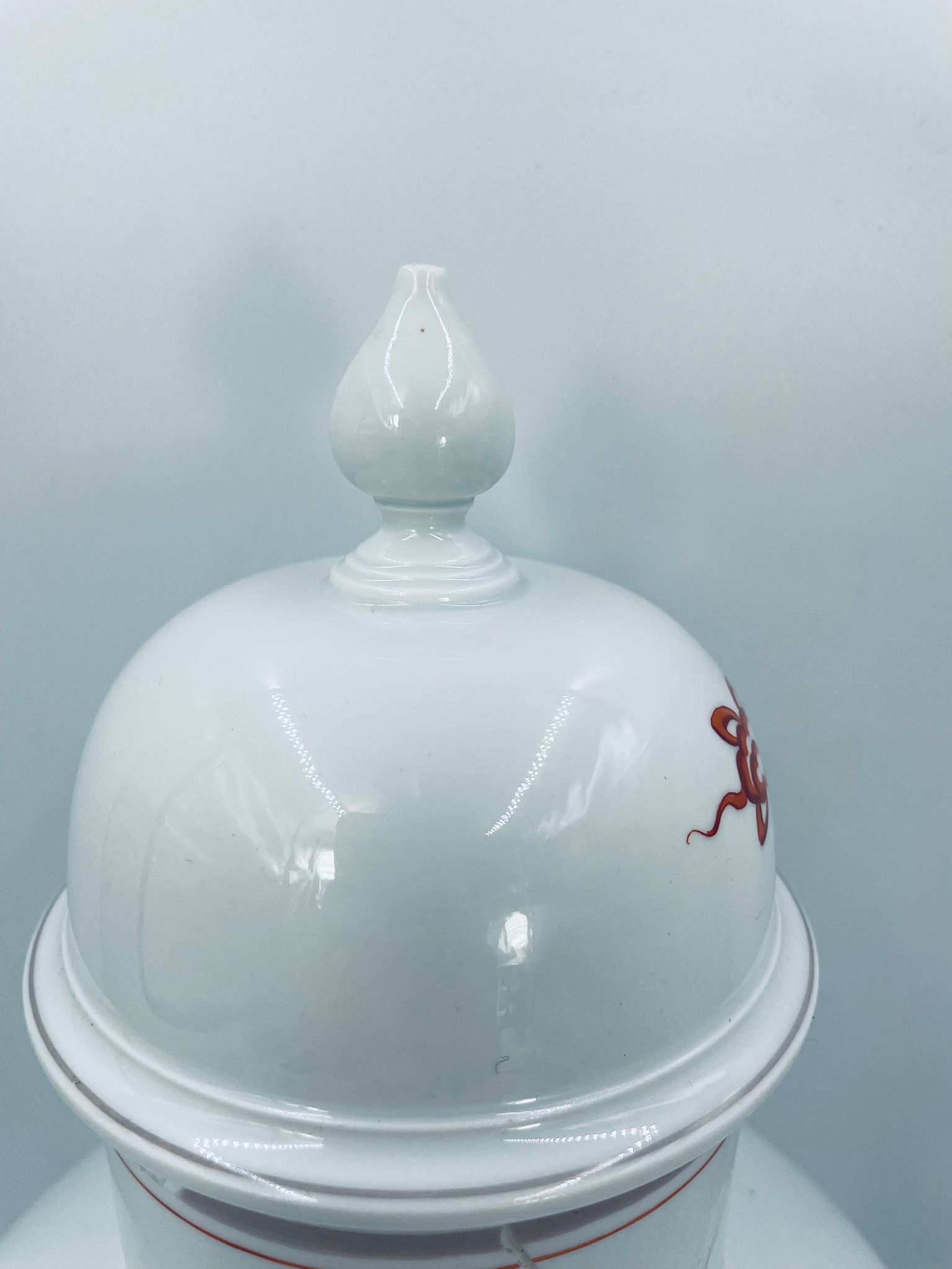 Antyczna waza, amfora porcelanowa Meissen Miśnia - obrazek 11