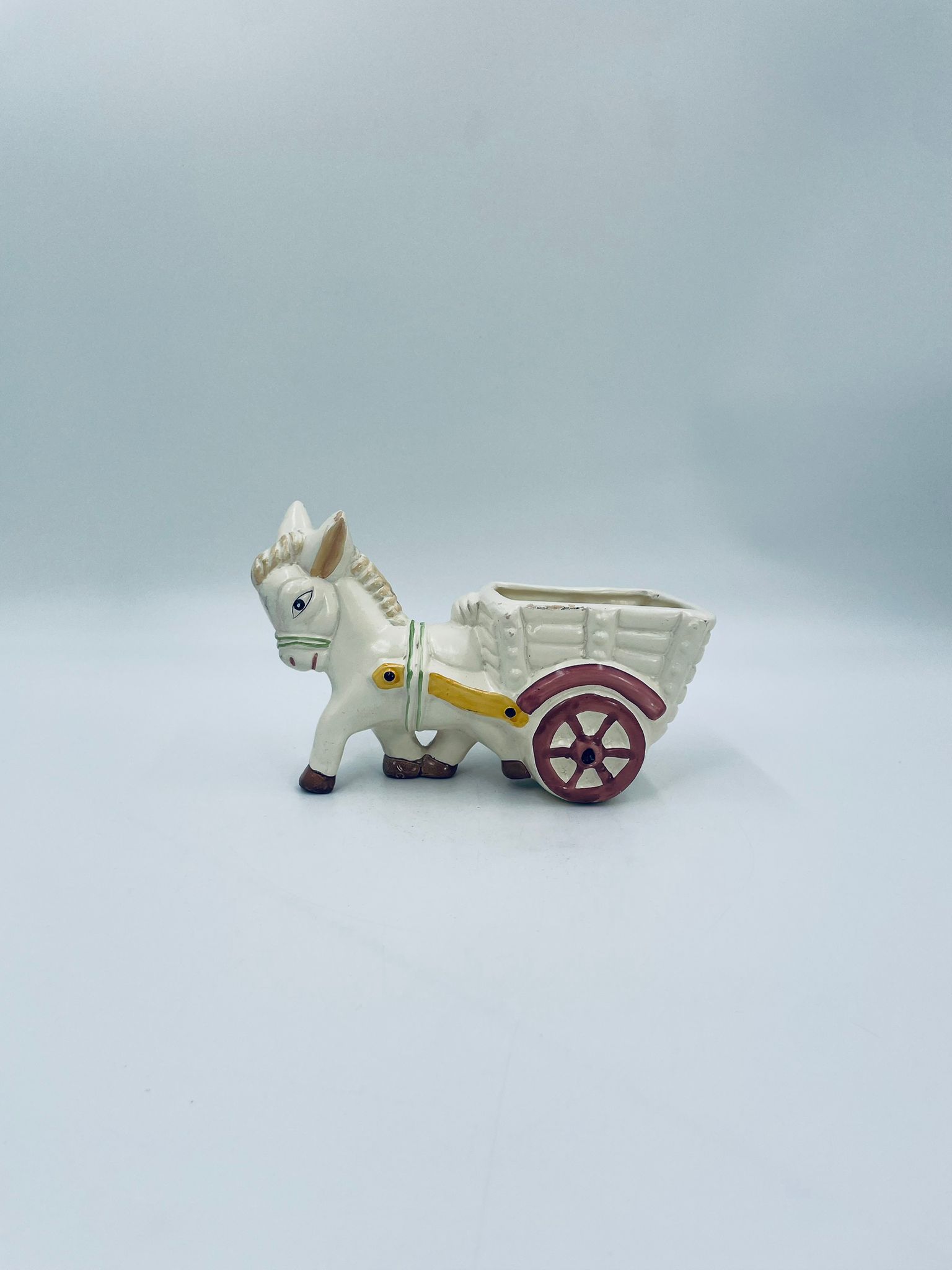 Figurka, doniczka, osłonka ceramiczna Włoski styl - Image 2