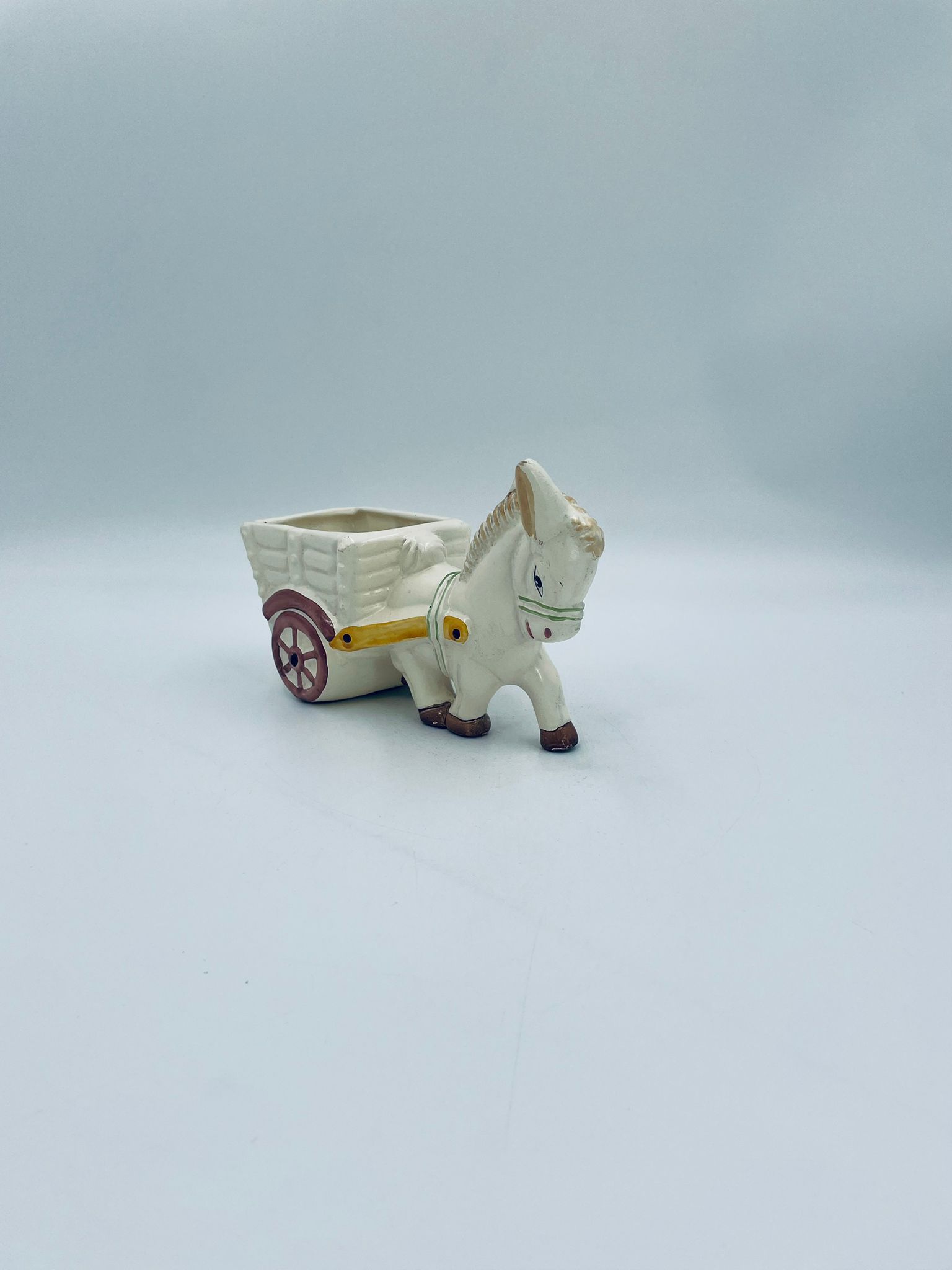 Figurka, doniczka, osłonka ceramiczna Włoski styl - Image 3