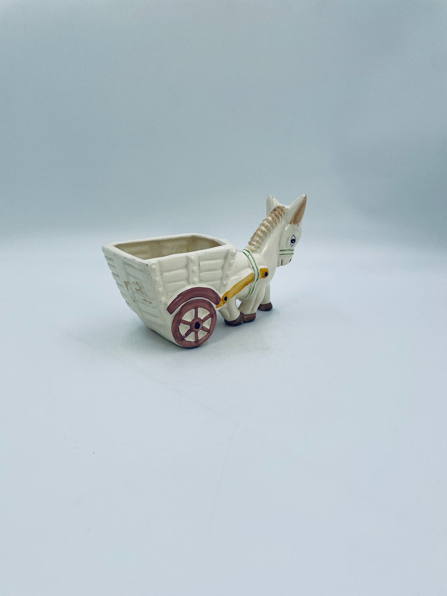 Figurka, doniczka, osłonka ceramiczna Włoski styl - Image 5