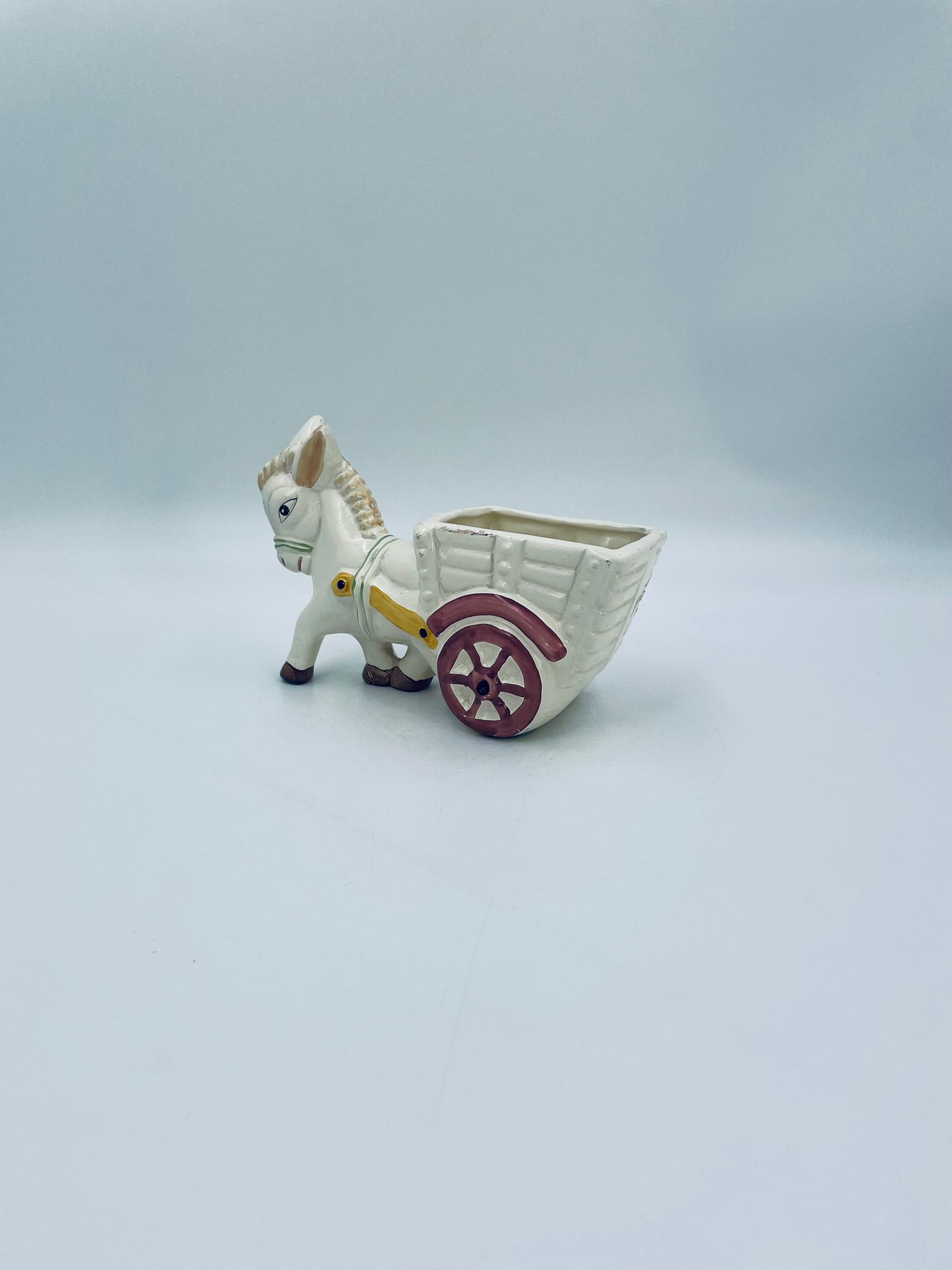 Figurka, doniczka, osłonka ceramiczna Włoski styl - Image 6