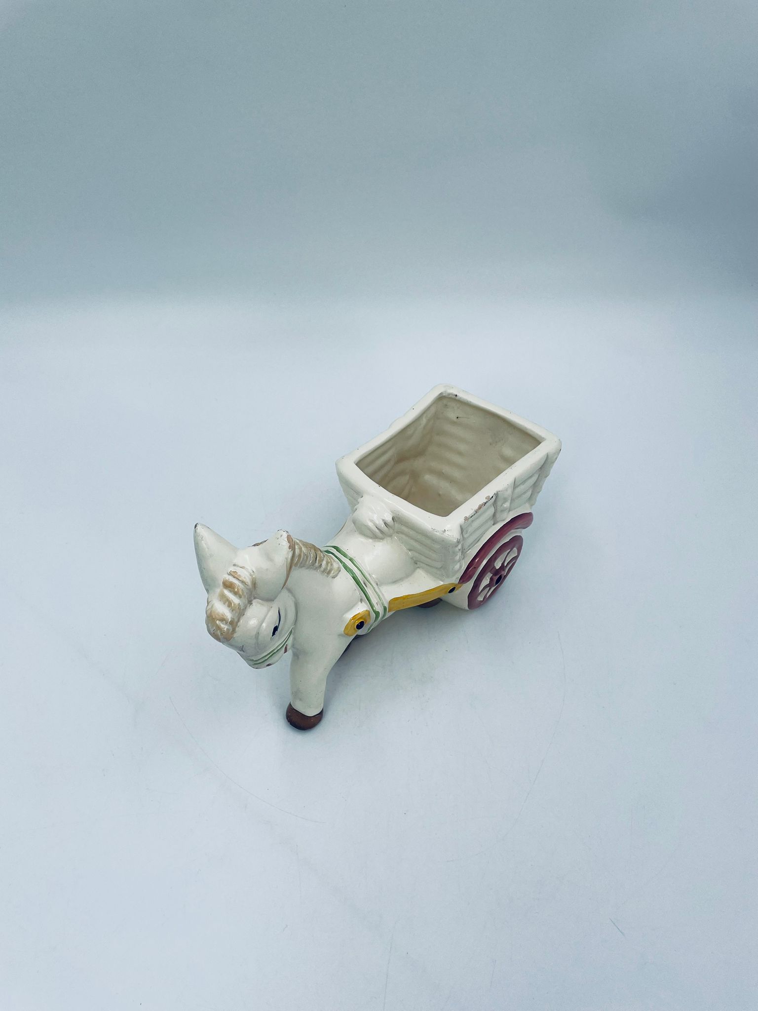 Figurka, doniczka, osłonka ceramiczna Włoski styl - Image 15