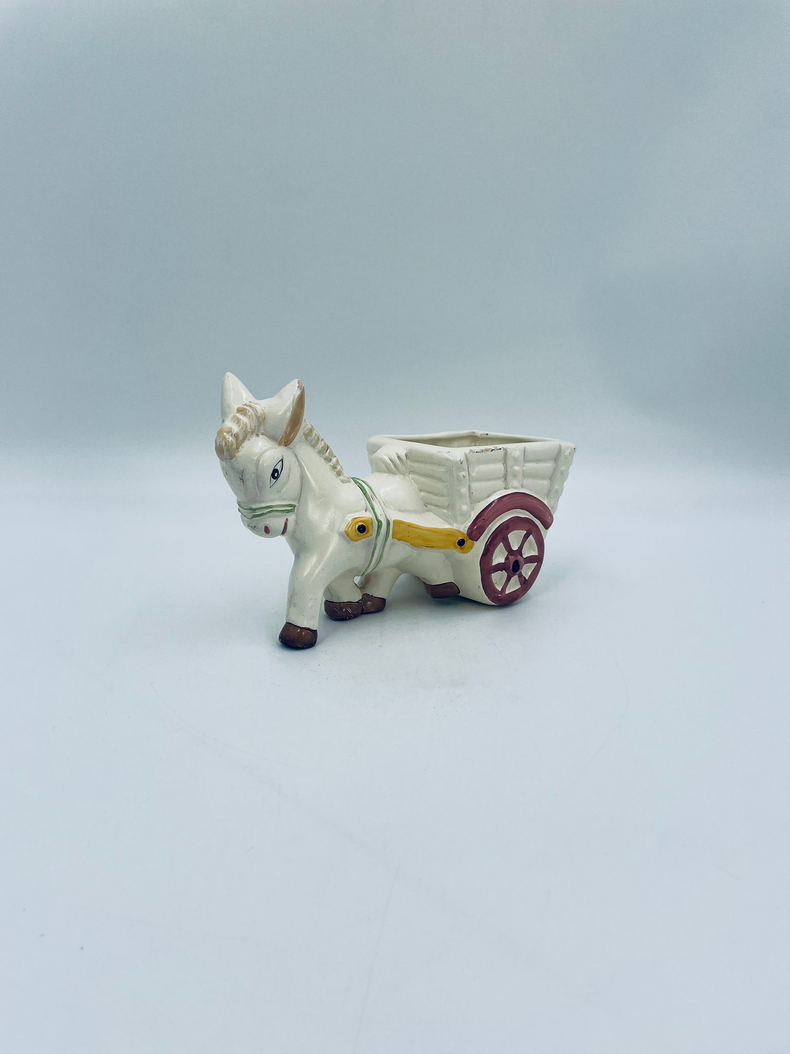 Figurka, doniczka, osłonka ceramiczna Włoski styl