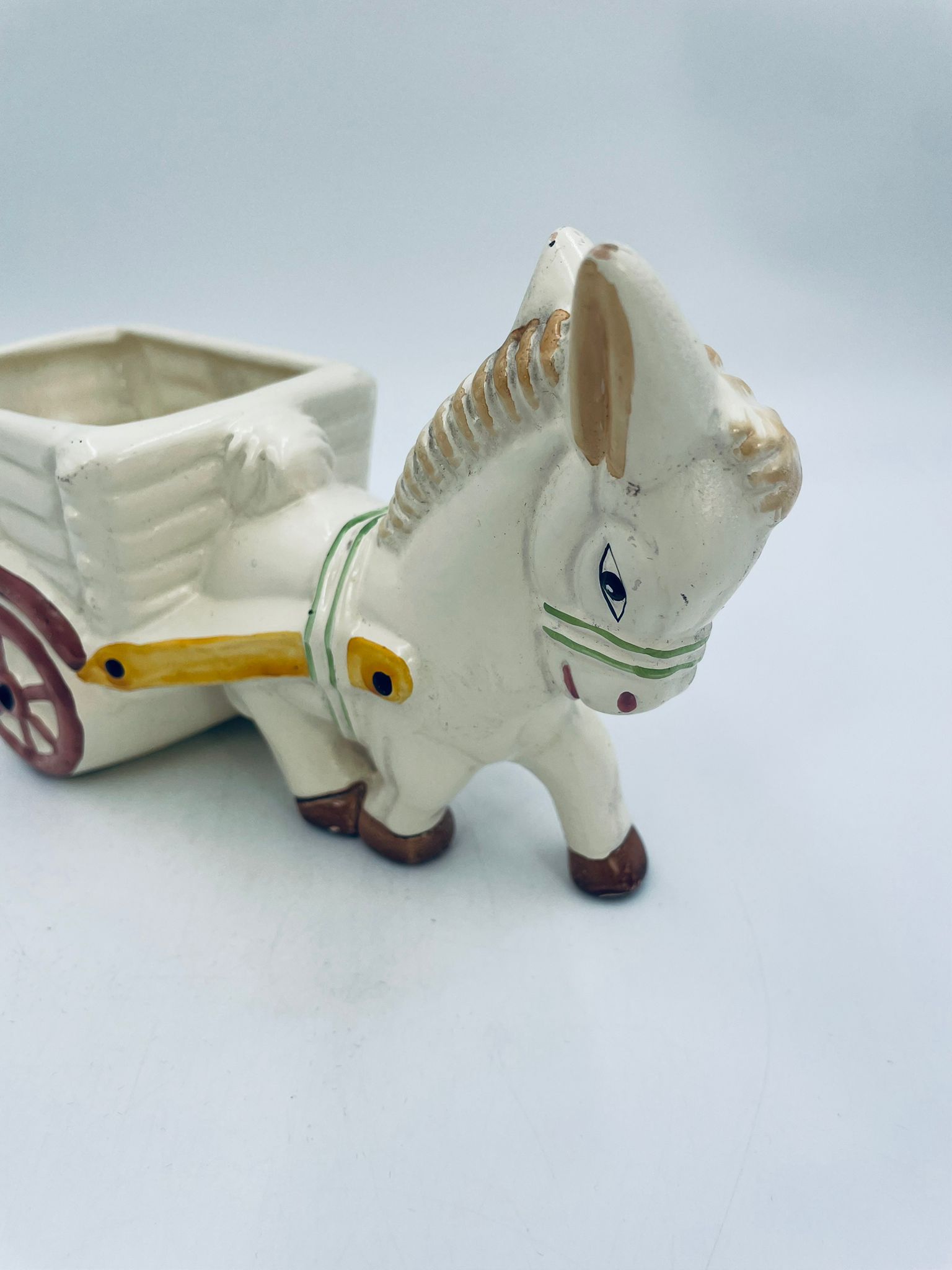 Figurka, doniczka, osłonka ceramiczna Włoski styl - Image 10