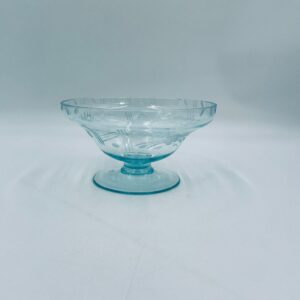 Vintage glass footed platter