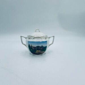 Zabytkowa cukiernica pamiątkowa porcelanowa Vintage