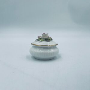 Miniaturowe puzderko porcelanowe Royal Adderley Floral