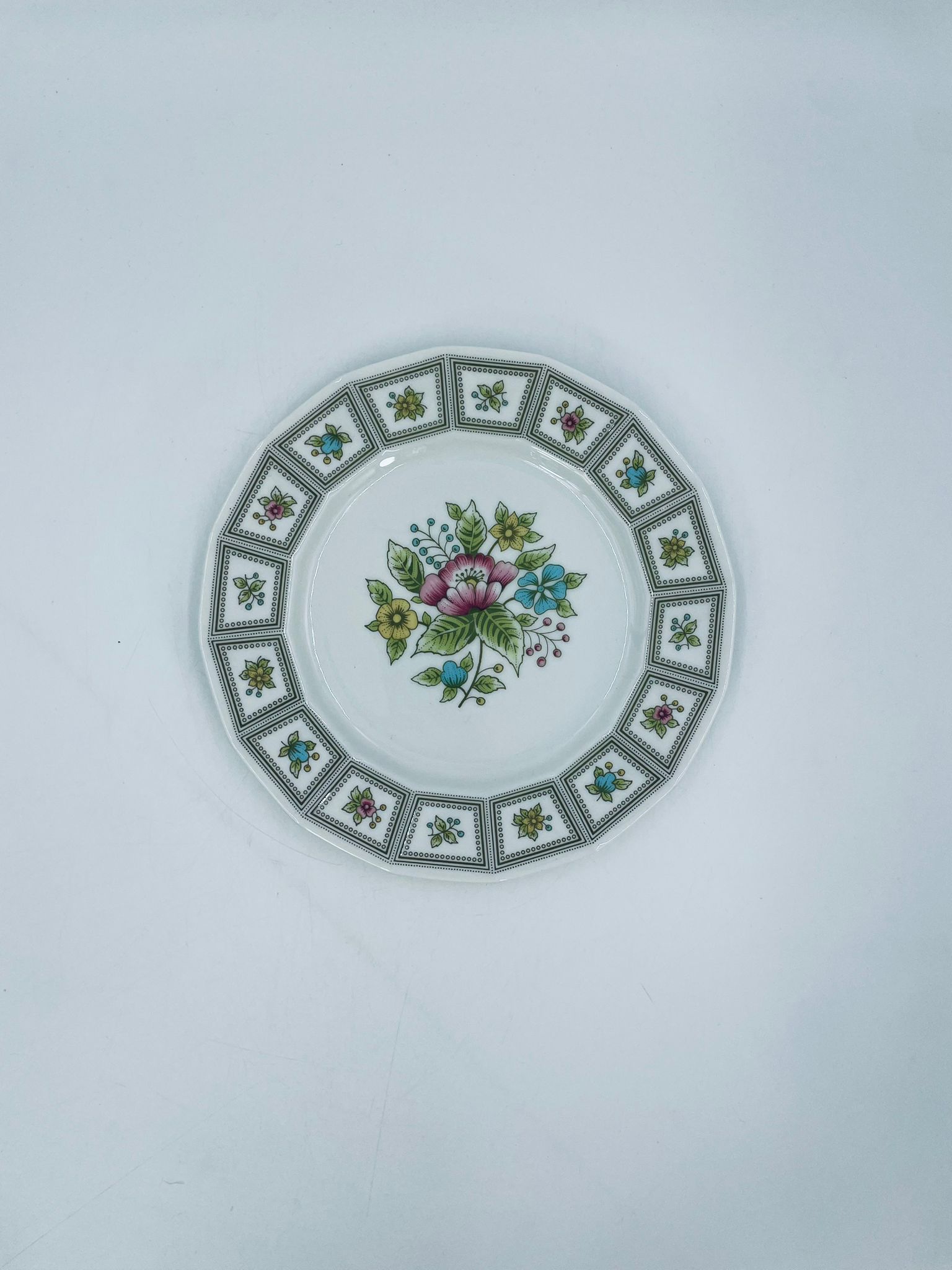 Talerz deserowy porcelanowy Hutschenreuther Diamant Flowers - Image 3