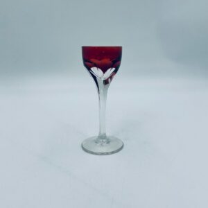 Vintage crystal liqueur glass