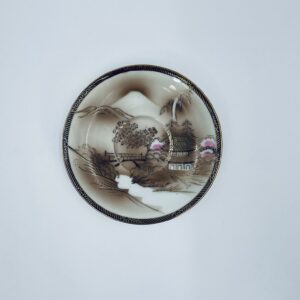 Spodek pod filiżankę porcelanowy Japonia