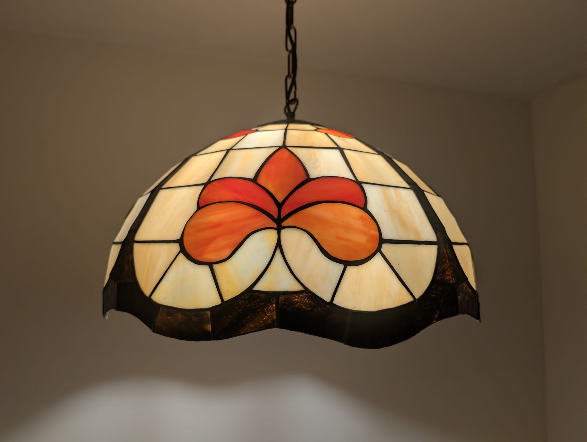 Zwis w stylu Tiffany w odcieniach brązu, pomarańczy - obrazek 18