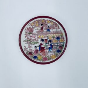 Spodek pod filiżankę porcelanowy Japonia