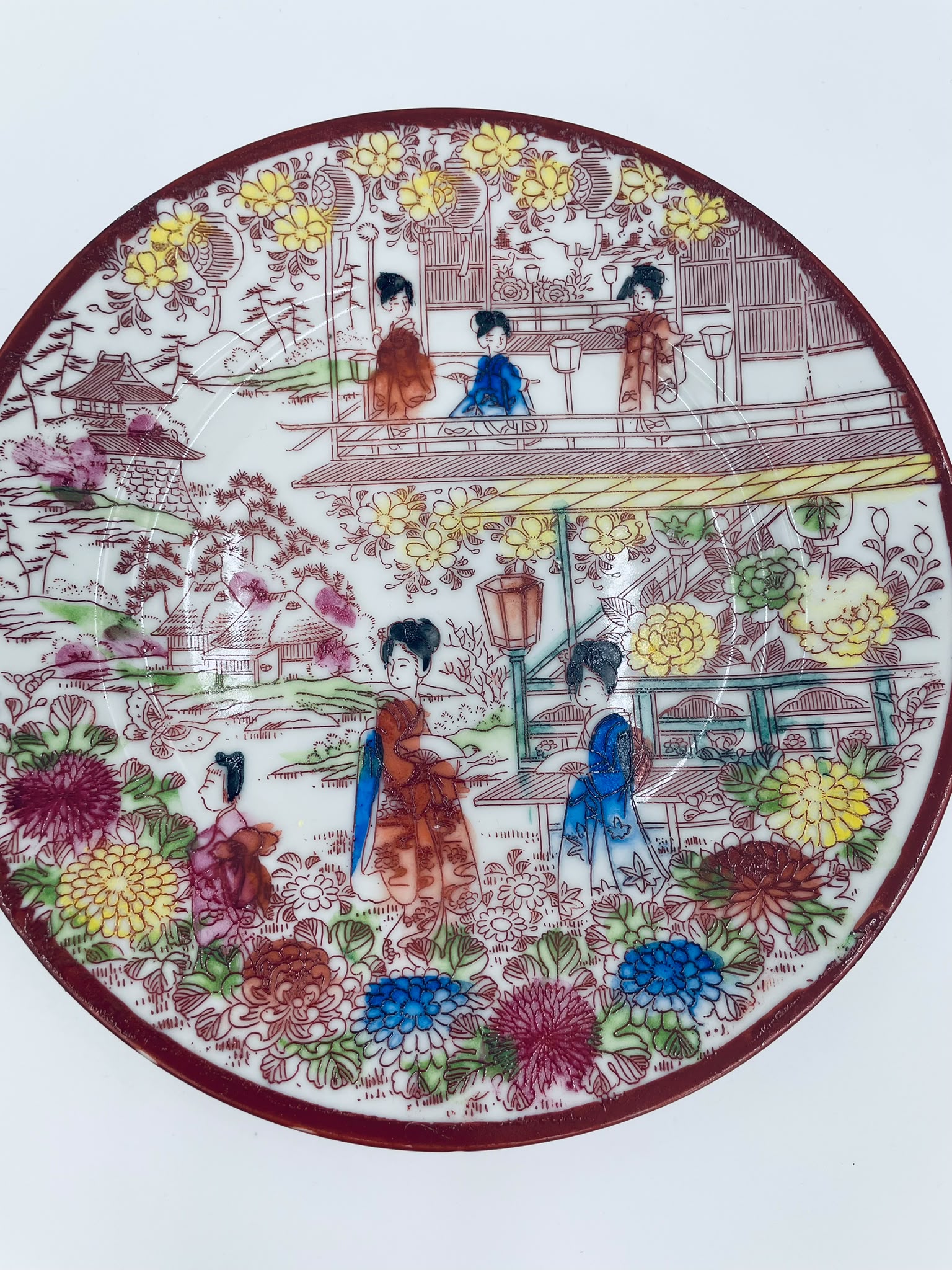 Talerz deserowy porcelanowy Japonia - Image 6