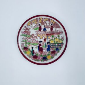 Talerz deserowy porcelanowy Japonia