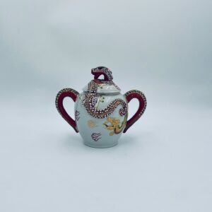 Antyczna cukiernica porcelanowa Dragonware Japonia