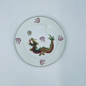 Antyczny talerz deserowy porcelanowy Dragonware Japonia