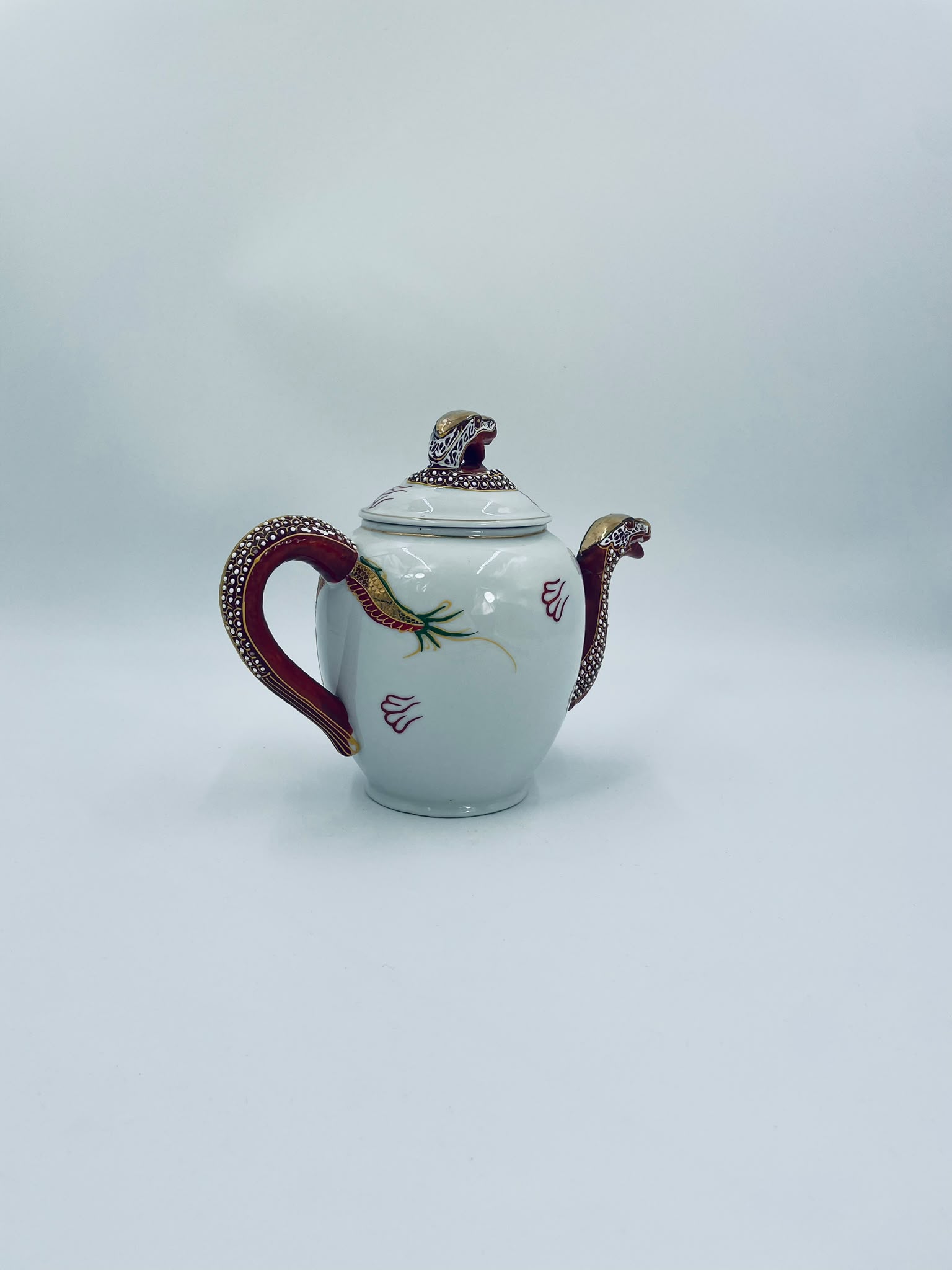 Antyczny dzbanek porcelanowy Dragonware Japonia - Image 5