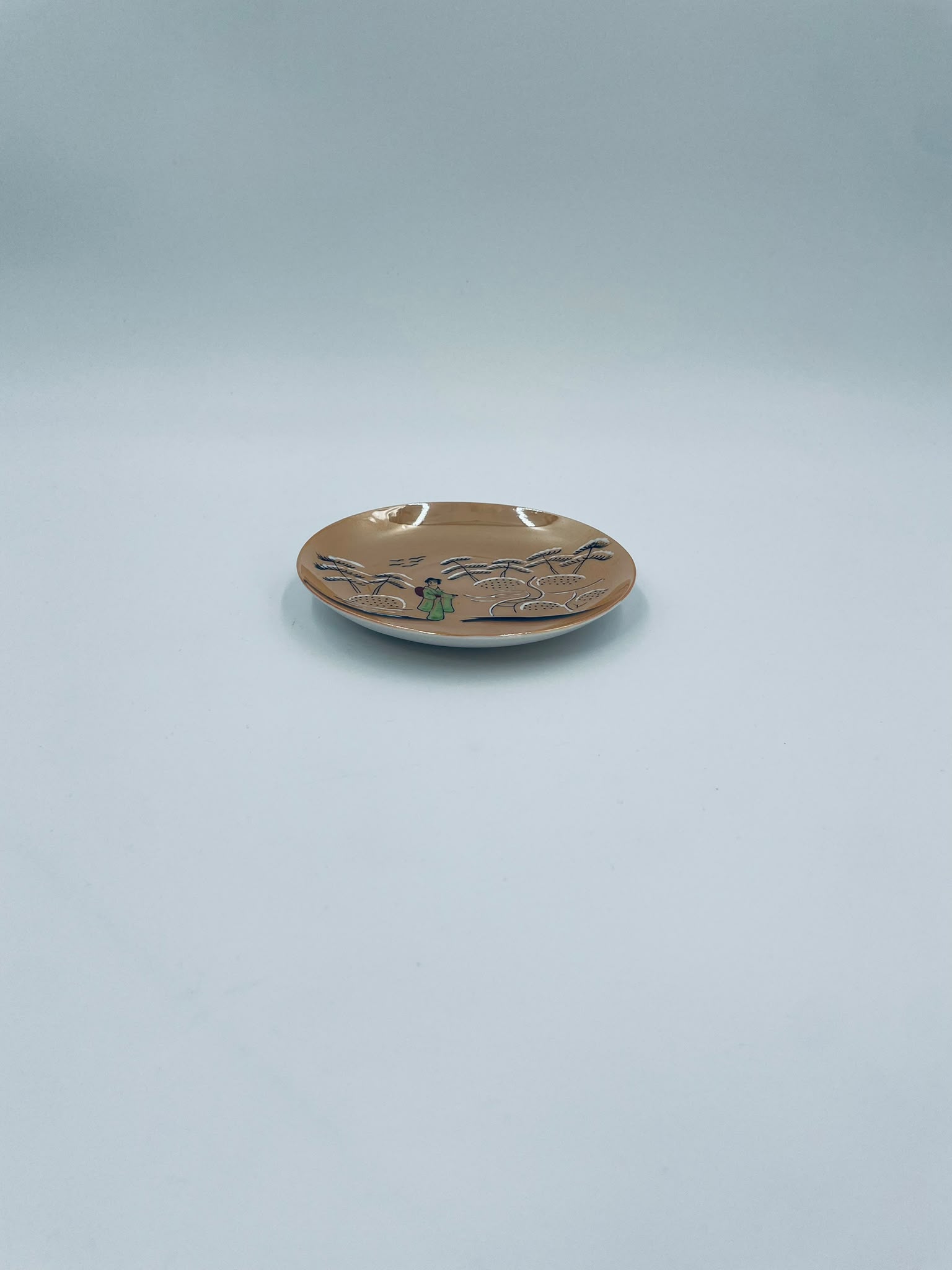 Antyczny spodek pod filiżankę porcelanowy Japonia - Image 6