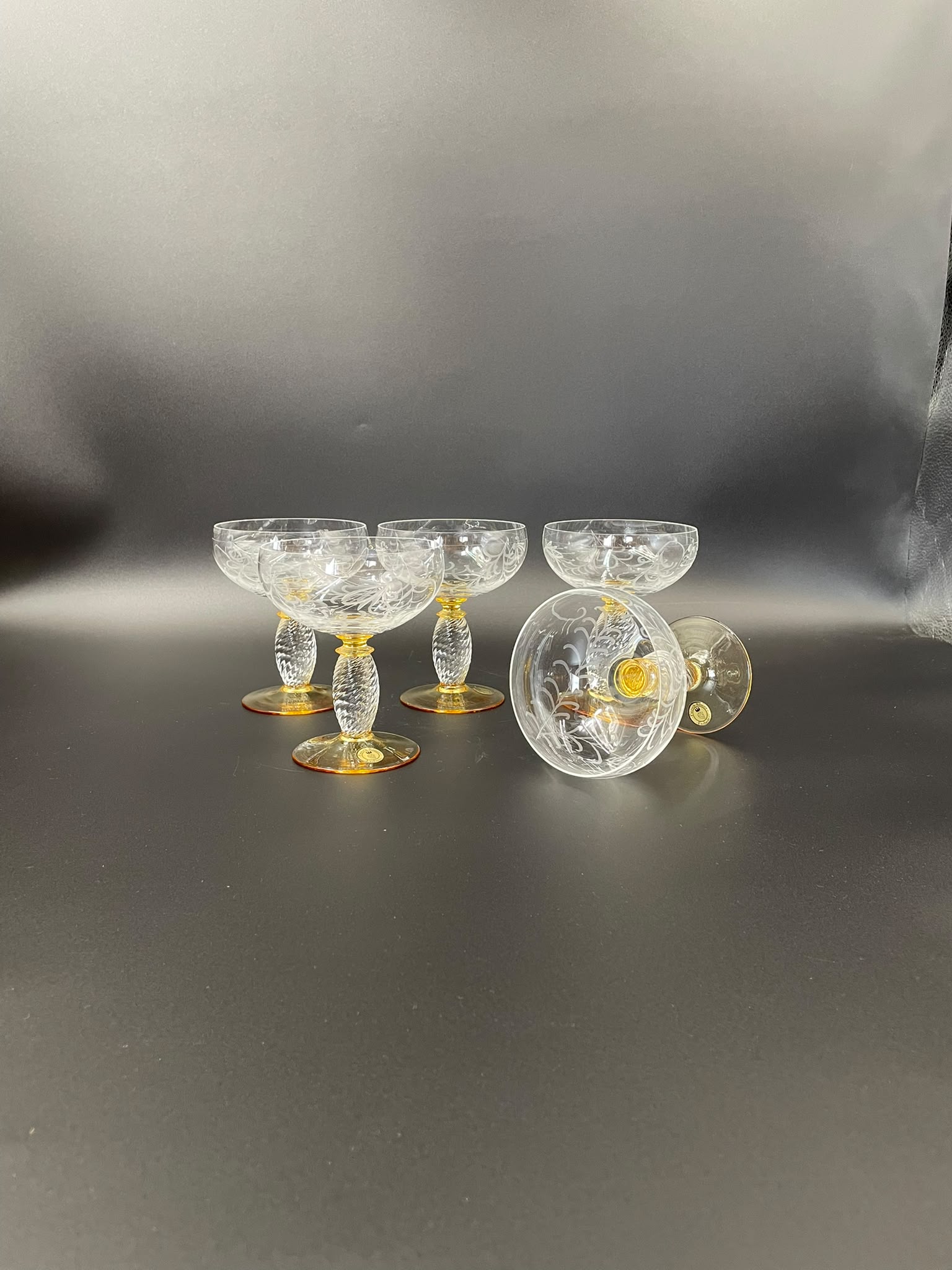Kieliszek do szampana kryształowy Theresienthal Pieroth Römer Exclusiv - obrazek 11