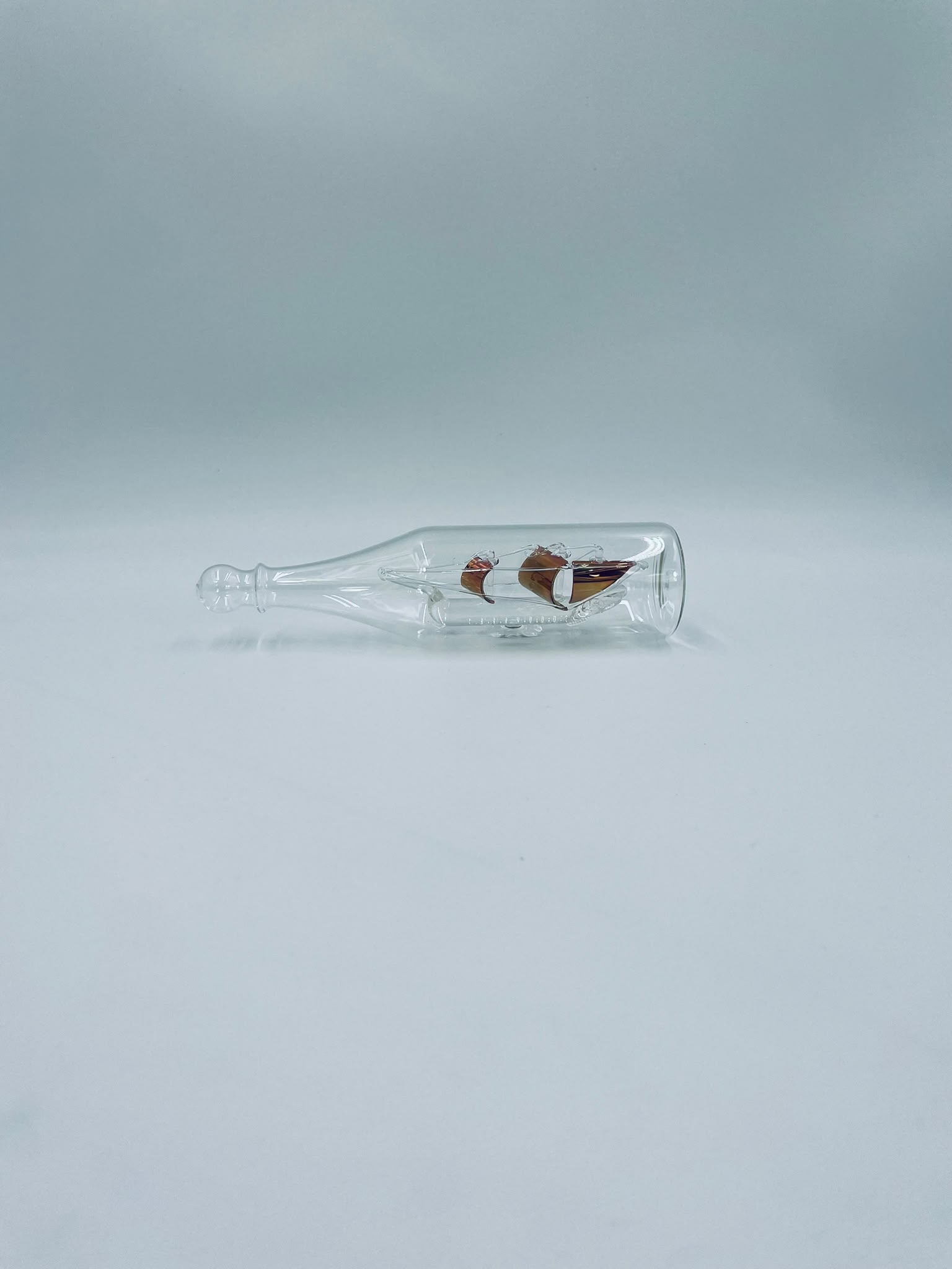 Miniaturowy żaglowiec w butelce MayFlower Glass Wielka Brytania - Image 3