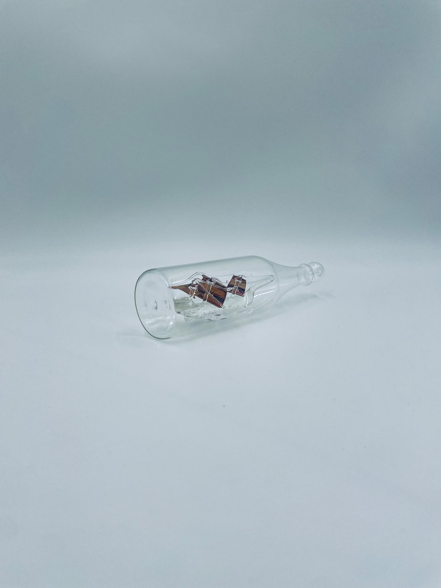 Miniaturowy żaglowiec w butelce MayFlower Glass Wielka Brytania - Image 5