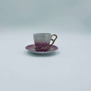 Zestaw śniadaniowy Filiżanka kolekcjonerska porcelanowa Vintage