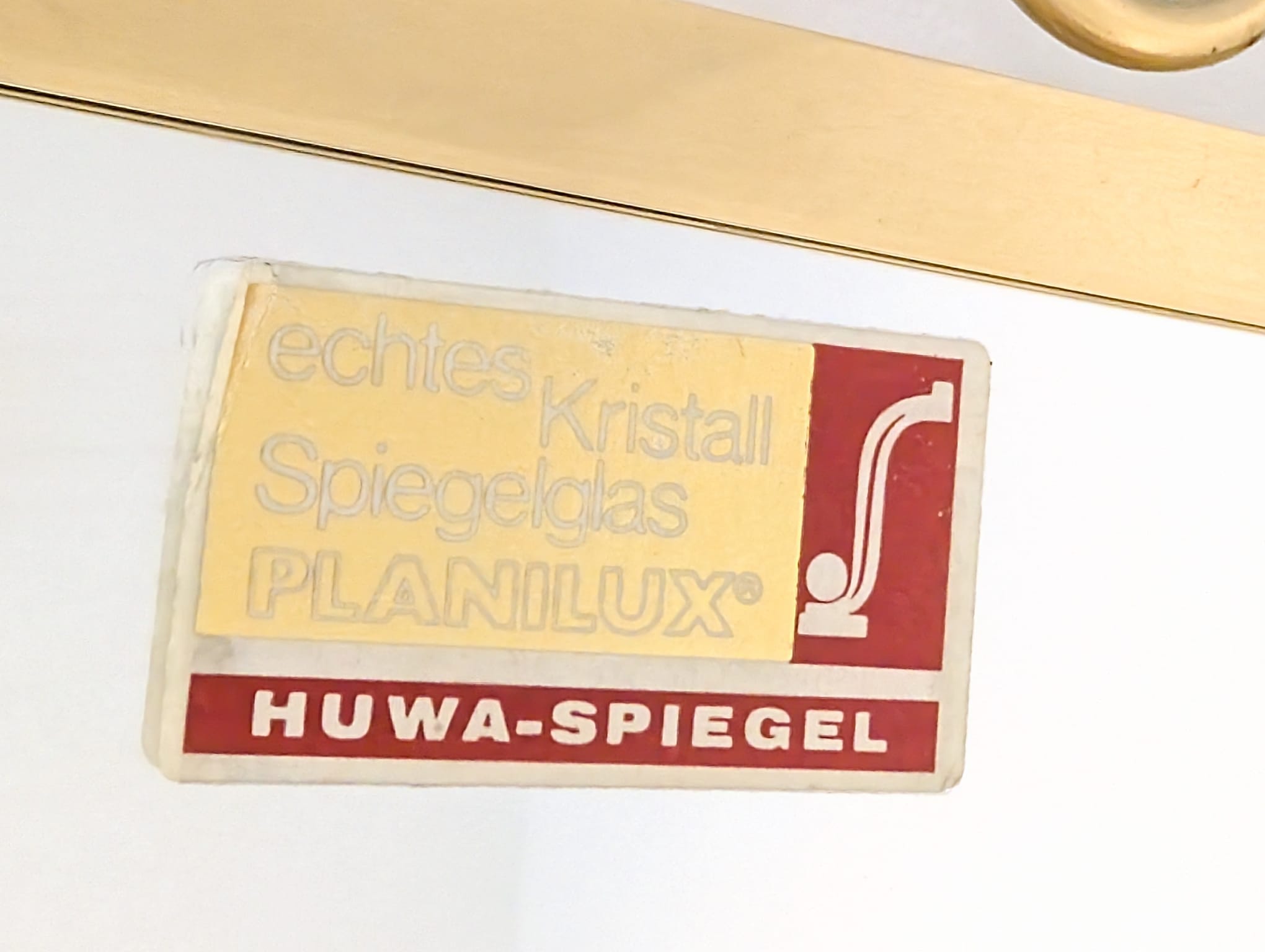 Toaletka mosiądzowana w stylu Hollywood Regency z lat 70/80-tych - Image 11