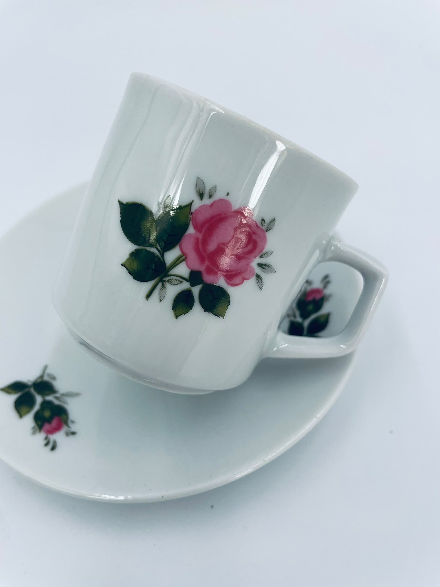 Zestaw śniadaniowy Filiżanka kolekcjonerska porcelanowa Winterling Marktleuthen Bavaria - obrazek 7