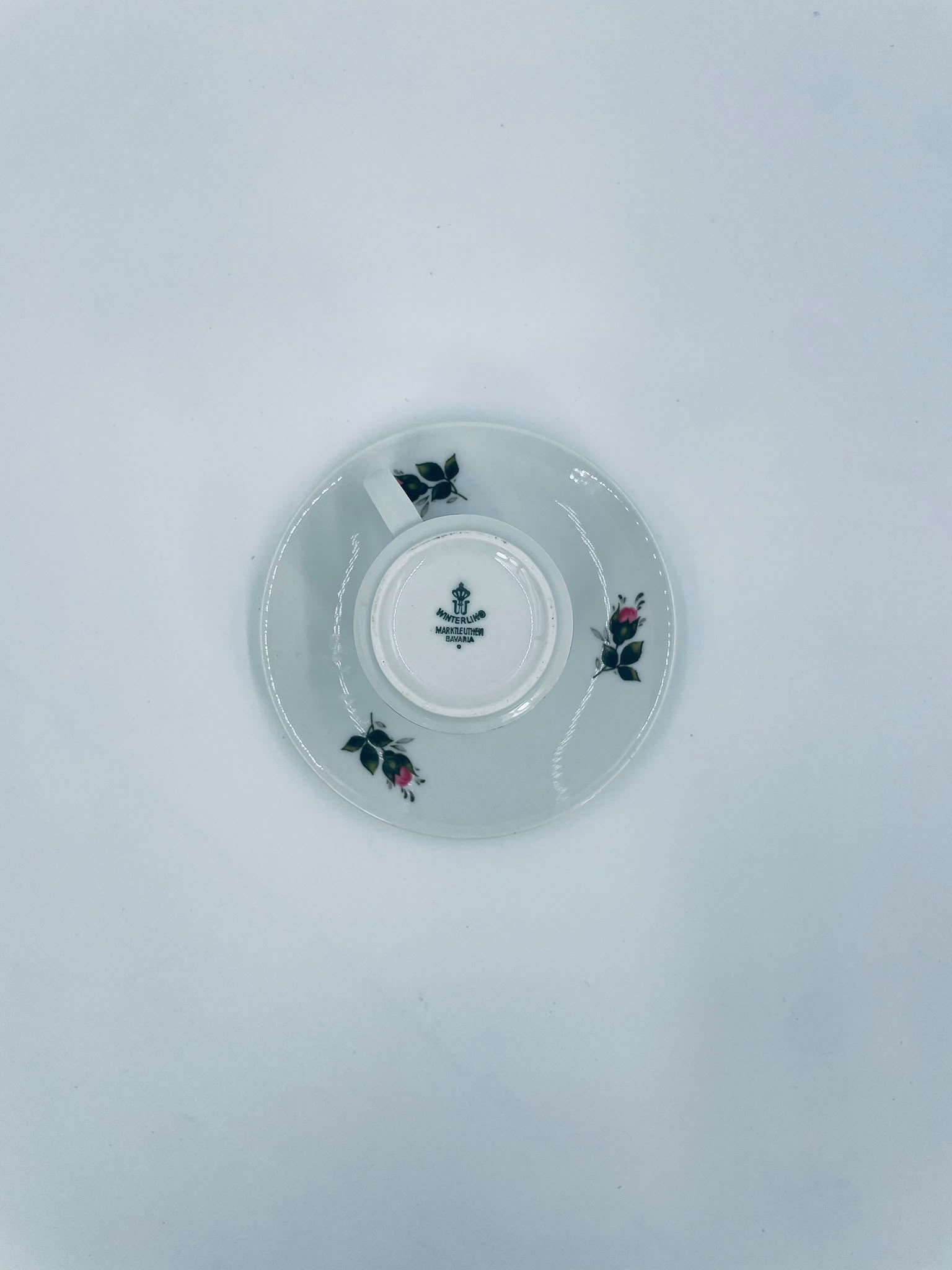 Zestaw śniadaniowy Filiżanka kolekcjonerska porcelanowa Winterling Marktleuthen Bavaria - obrazek 6