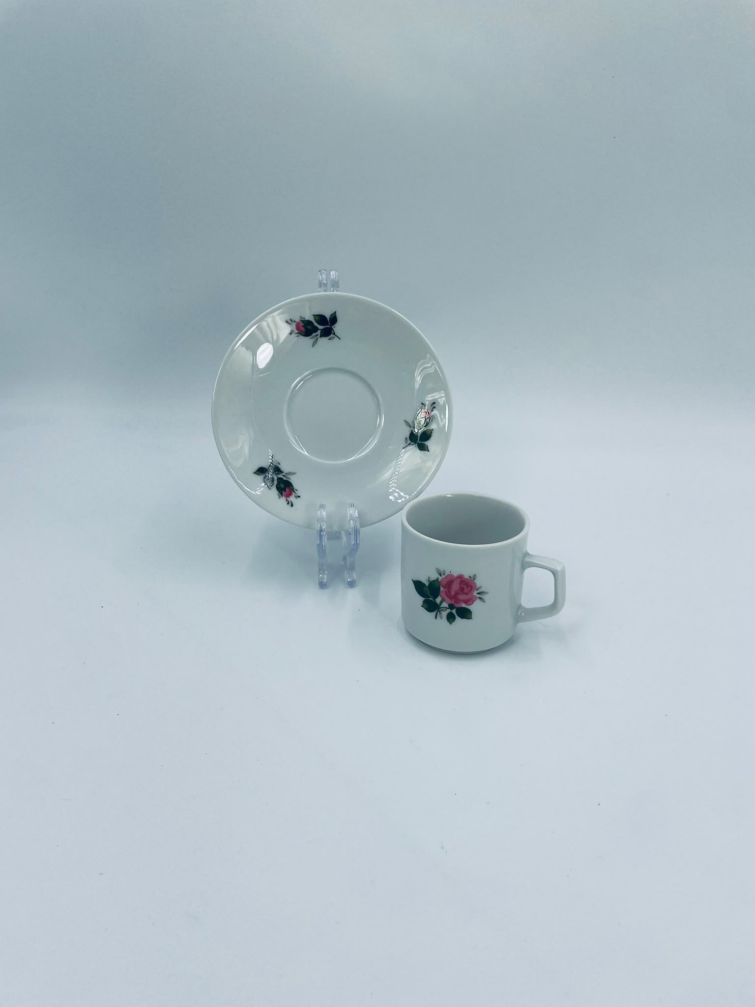 Zestaw śniadaniowy Filiżanka kolekcjonerska porcelanowa Winterling Marktleuthen Bavaria - obrazek 4