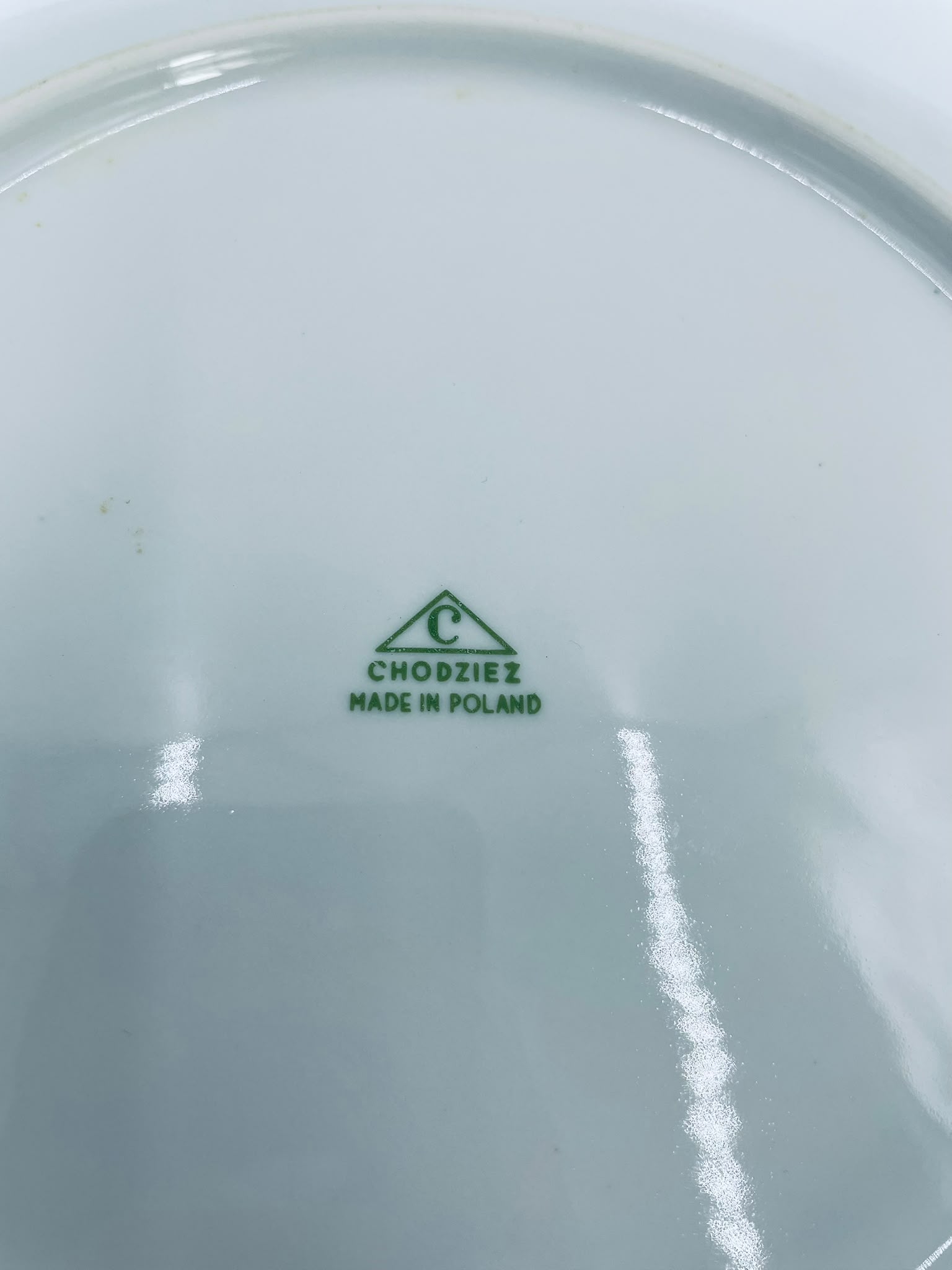 Talerz płaski obiadowy porcelanowy Chodzież Polska - obrazek 9