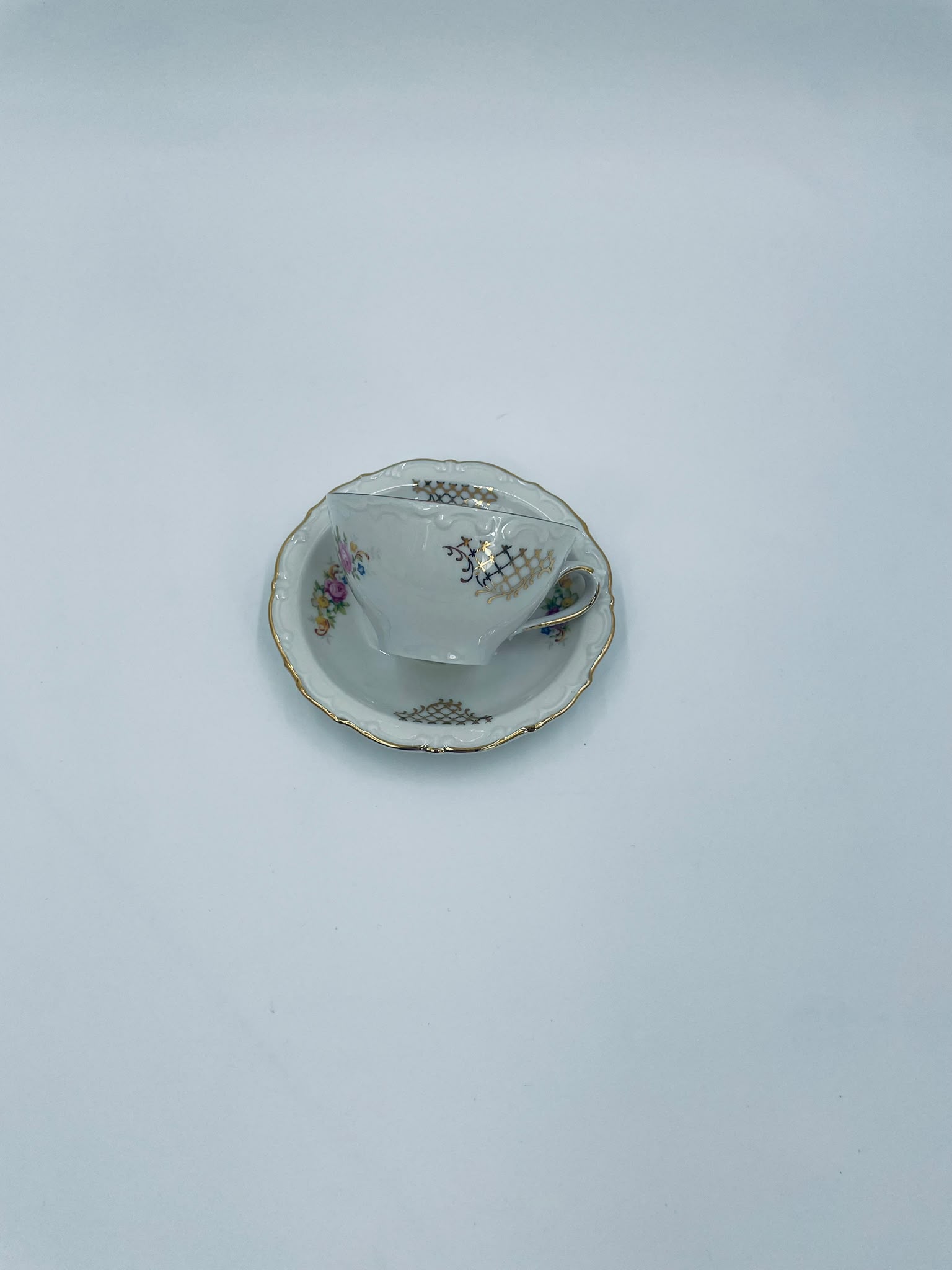 Zestaw śniadaniowy Filiżanka kolekcjonerska porcelanowa Kahla - obrazek 4