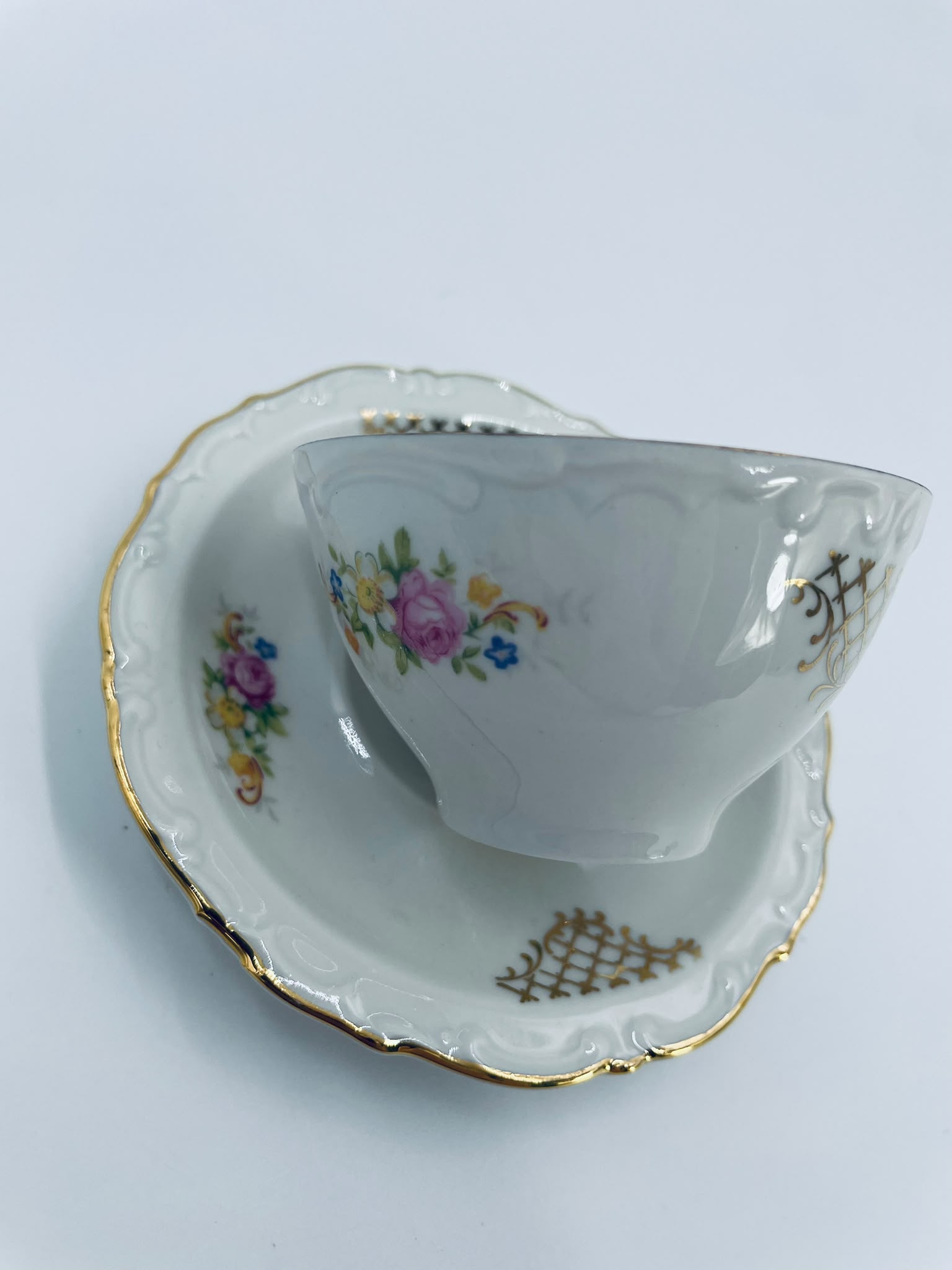 Zestaw śniadaniowy Filiżanka kolekcjonerska porcelanowa Kahla - obrazek 14
