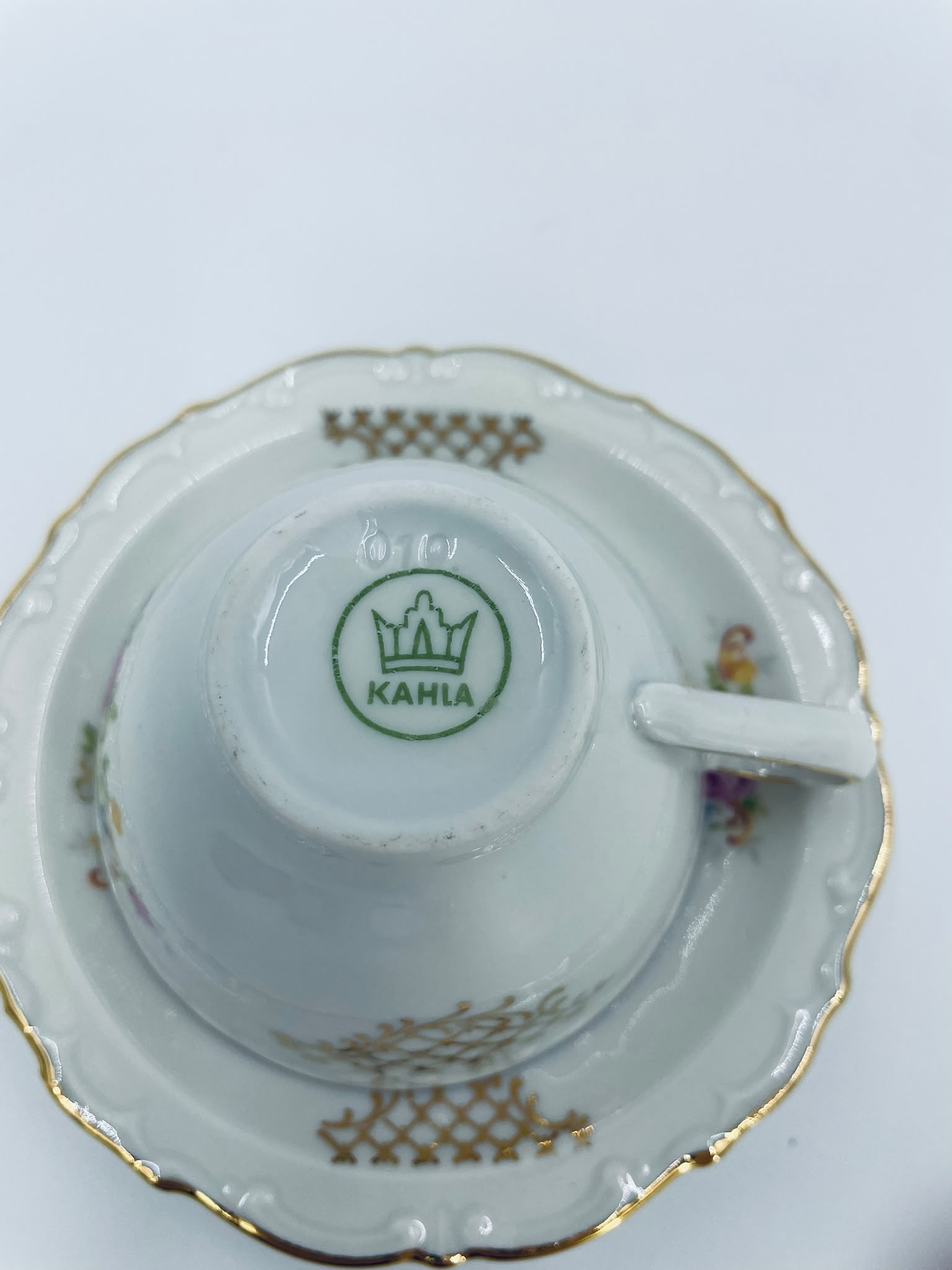 Zestaw śniadaniowy Filiżanka kolekcjonerska porcelanowa Kahla - obrazek 11