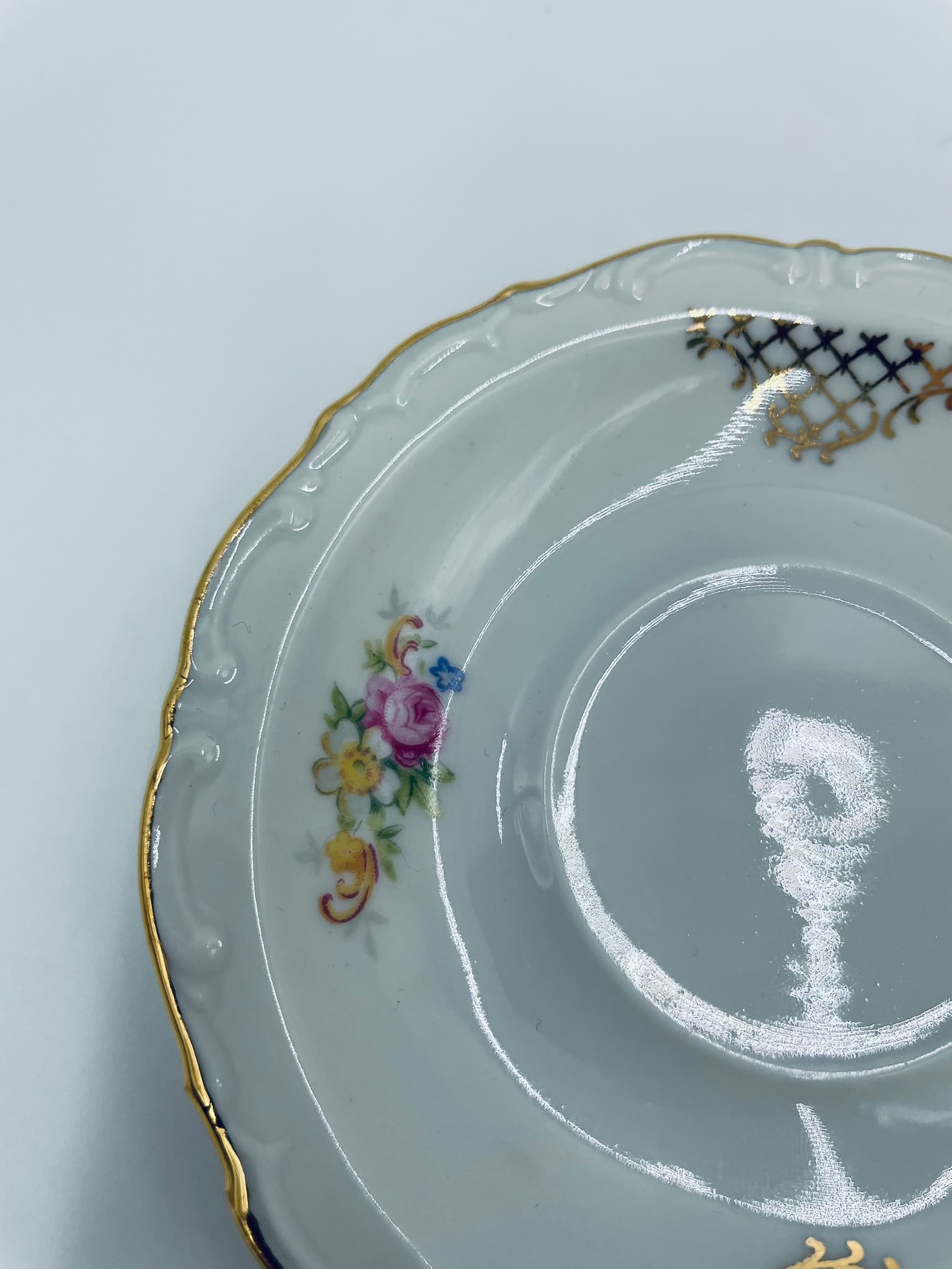 Zestaw śniadaniowy Filiżanka kolekcjonerska porcelanowa Kahla - obrazek 9