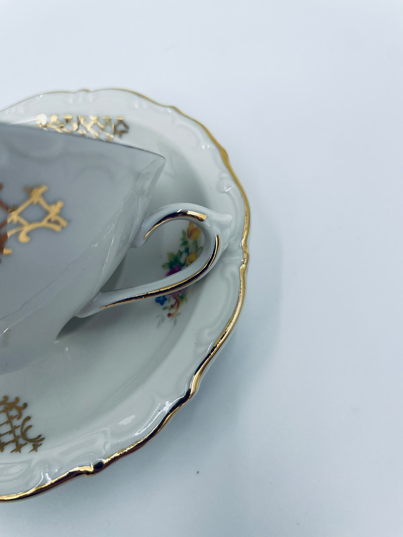 Zestaw śniadaniowy Filiżanka kolekcjonerska porcelanowa Kahla - obrazek 6