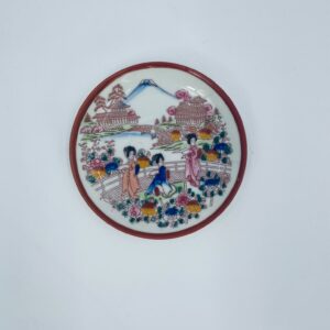 Spodek pod filiżankę porcelanowy Japonia