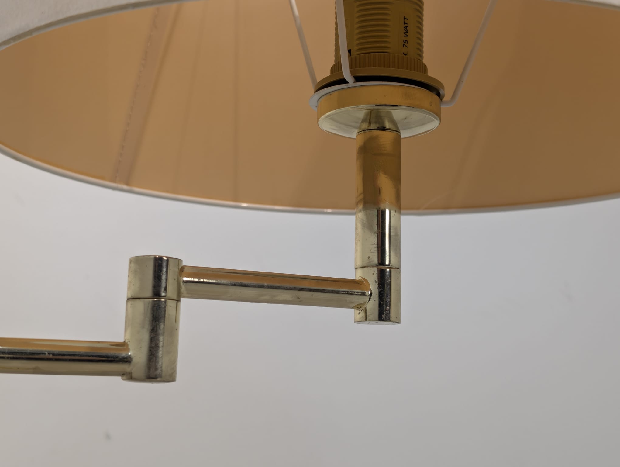 Lampa stołowa mosiądzowana w stylu Hollywood Regency - obrazek 12