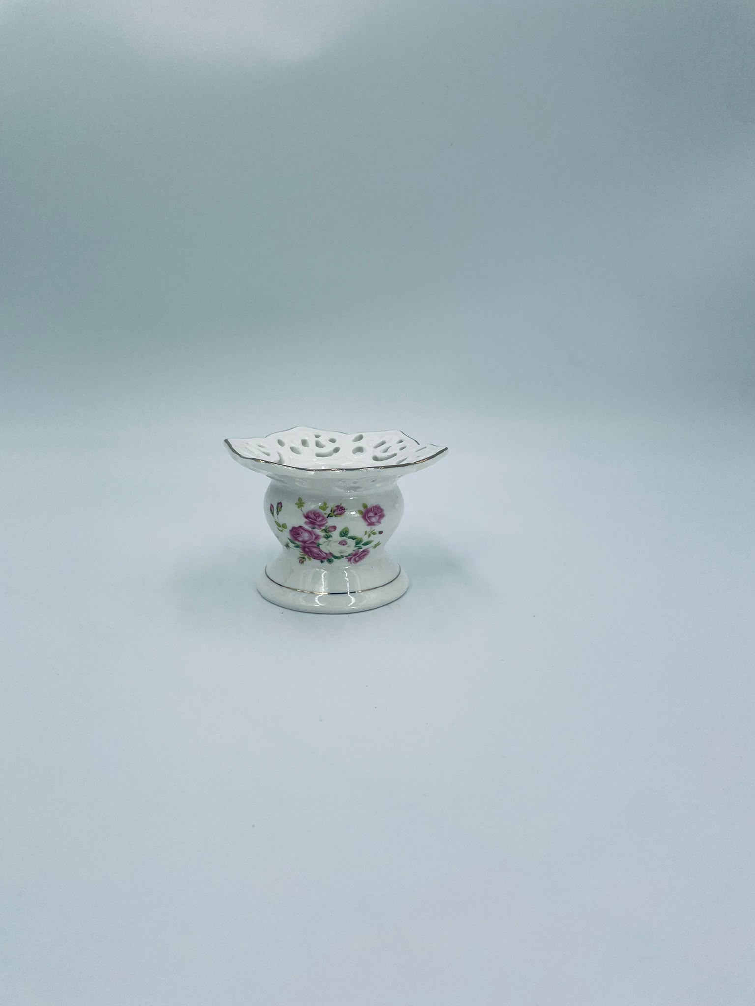 Świecznik dekoracyjny porcelanowy Vintage - Image 3