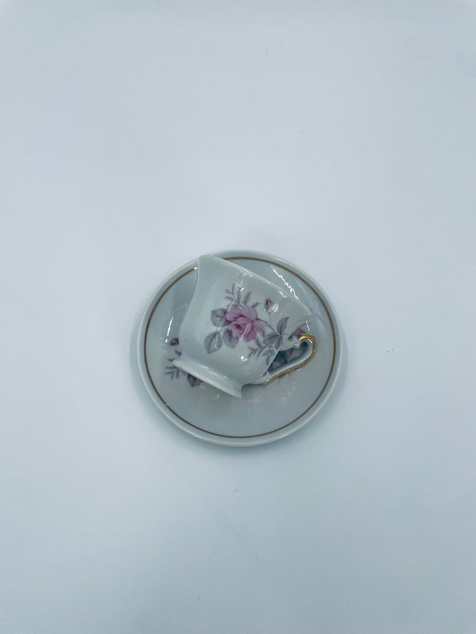 Zestaw śniadaniowy Filiżanka kolekcjonerska porcelanowa Zaječar Jugosławia - Image 4