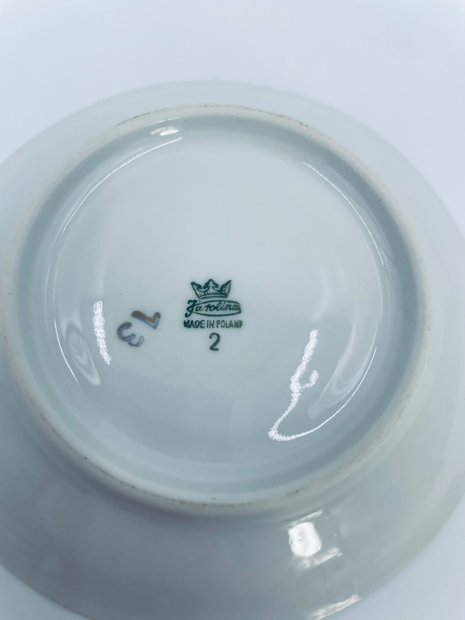 Spodek pod filiżankę porcelanowy Polska Karolina - Image 9