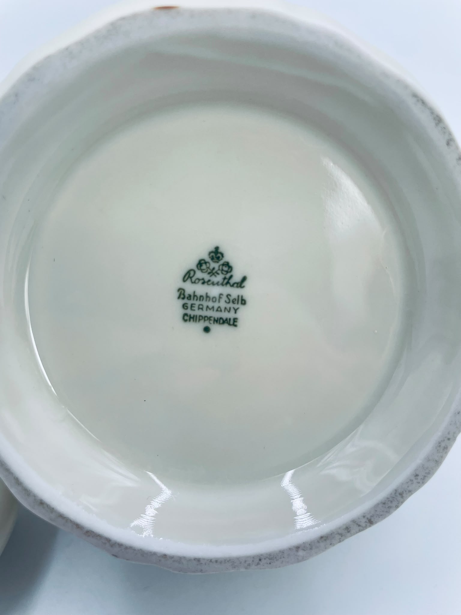 Cukiernica porcelanowa Rosenthal Bahnhof Selb Chippendale - obrazek 9