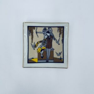 Talerzyk kolekcjonerski ścienny Art Deco